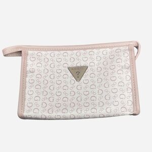 Guess Pink Cosmetic Bag Purse Chic Everyday Essential